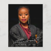 Diplôme universitaire Modèle photo modifiable (Devant)