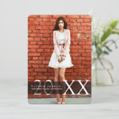 Diplômé Urbain, Cartes d'annonce de remise de dipl (Debout devant)