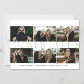 Diplômés Magnétiques Multiphoto Faire-part de deux (Recto)