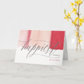 Dipped Stripes Kaart (Gele Bloem)