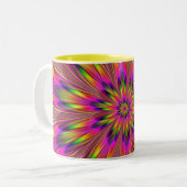Dippy Hippy Tweekleurige Koffiemok (Voorkant links)