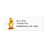 Dippy the Duckling Retourner les étiquettes d'adre (Devant)