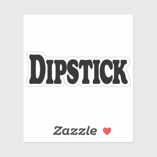 Dipstick Sticker (Vel)
