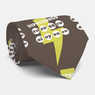 Dipthongs Engels leren met phonics Stropdas