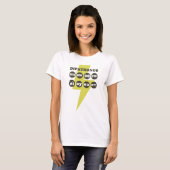 Dipthongs Engels leren met phonics T-shirt (Voorkant volledig)