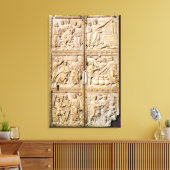 Diptych toont de Miracles van Christus Canvas Afdruk (Insitu (Woonkamer))