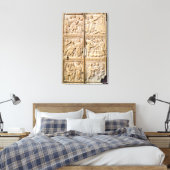 Diptych toont de Miracles van Christus Canvas Afdruk (Insitu (Slaapkamer))