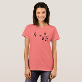 Dirac's Constant T-shirt (Voorkant volledig)