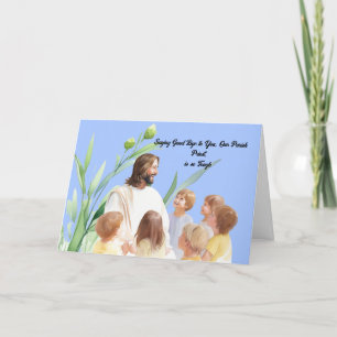 Dire bon au prêtre de la paroisse Carte