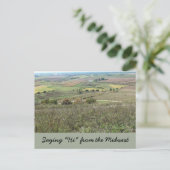Dire "Bonjour" de la carte postale du Midwest (Debout devant)