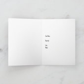 Dire carte de voeux papa (Intérieur)
