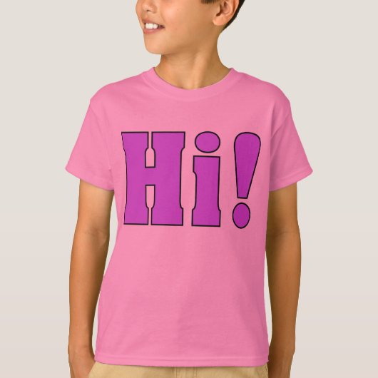 Dire de T-shirt (Devant)