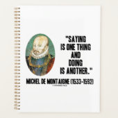 Dire Est Une Chose Faire Est Une Autre De Montaign (Devant)