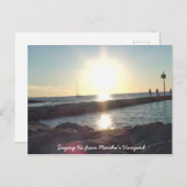 Dire HI de la carte postale de Martha's Vineyard B (Devant / Derrière)