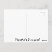 Dire HI de la carte postale de Martha's Vineyard B (Dos)