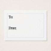 Dire non à l'emballage Baby shower carte cadeau (Dos)