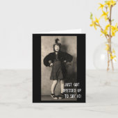 Dire photos des cartes de note de bonjour de (Fleur jaune)