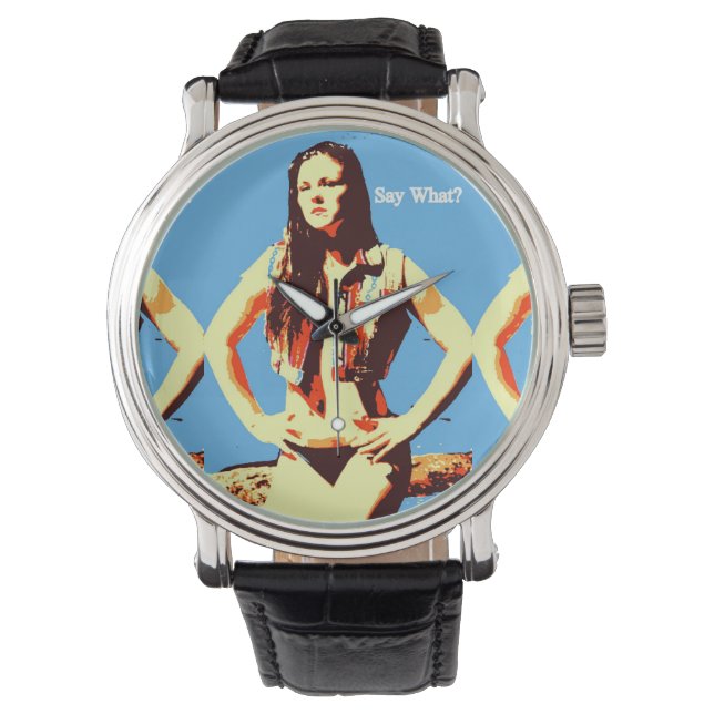 dire quelle montre au poignet (devant)