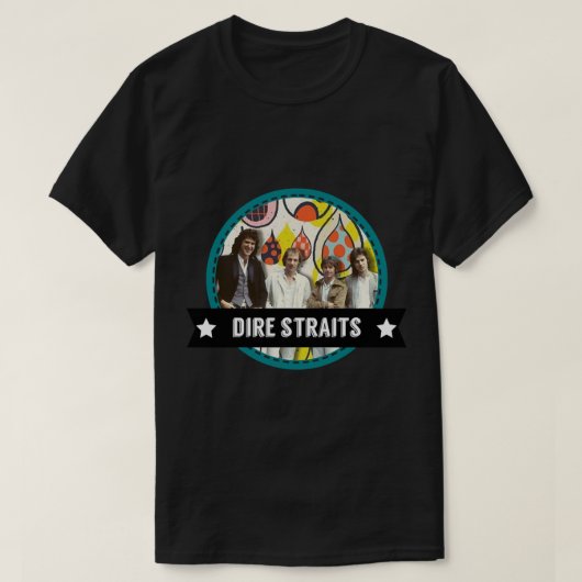 Dire-Straits merch T-shirt (Design voorkant)
