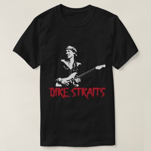 Dire Straits Rock band T-shirt (Design voorkant)