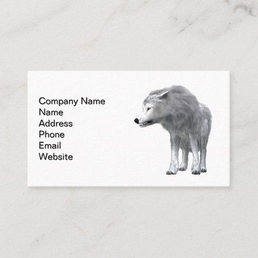 Dire Wolf Pack Leader Visitekaartje (Voorkant)