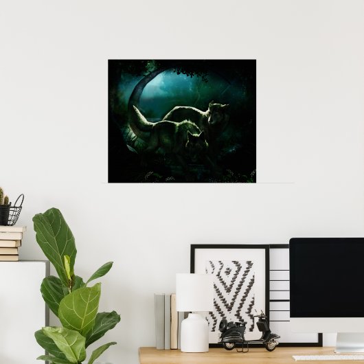 Dire wolf poster (Thuiskantoor)