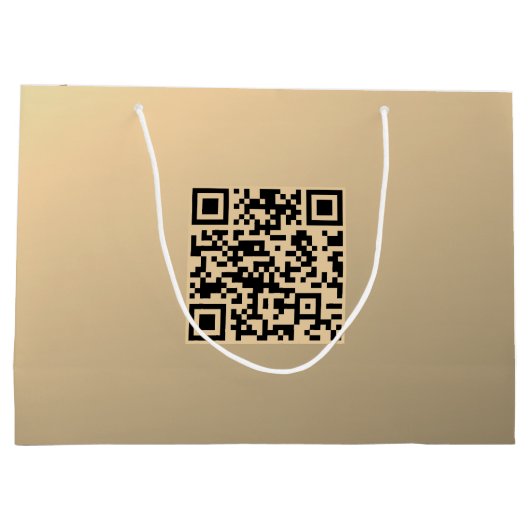 Direct Bewerkbare QR-code Sjabloon | Nepgoud Groot Cadeauzakje (Achterkant)