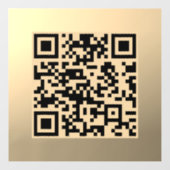 Direct Bewerkbare QR-code sjabloon | Nepgoud Raamsticker (Vel)