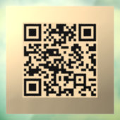 Direct Bewerkbare QR-code sjabloon | Nepgoud Raamsticker (Vel 3)