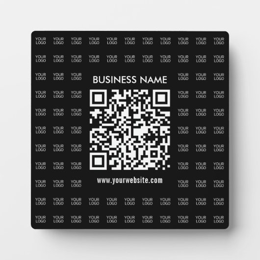 Direct Creëer scanbare QR-code en Logo-patroon Fotoplaat (Voorkant)