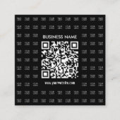 Direct Creëer scanbare QR-code en Logo-patroon Informatiekaartje (Voorkant)