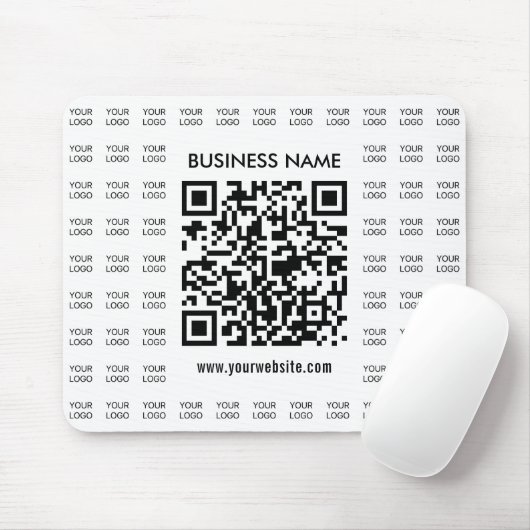 Direct Creëer scanbare QR-code en Logo-patroon Muismat (Met muis)