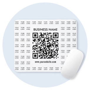 Direct Creëer scanbare QR-code en Logo-patroon Muismat