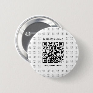 Direct Creëer scanbare QR-code en Logo-patroon Ronde Button 5,7 Cm