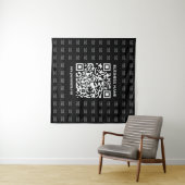 Direct Creëer scanbare QR-code en Logo-patroon Wandkleed (In Situ (horizontaal))
