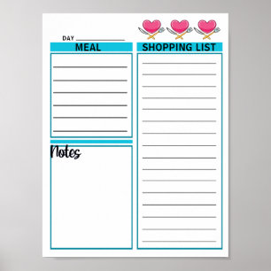 Direct downloaden Daily Planner Sheet Poster