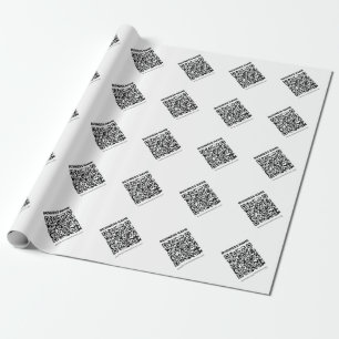Direct een QR-code Creëer voor elk websiteadres Cadeaupapier