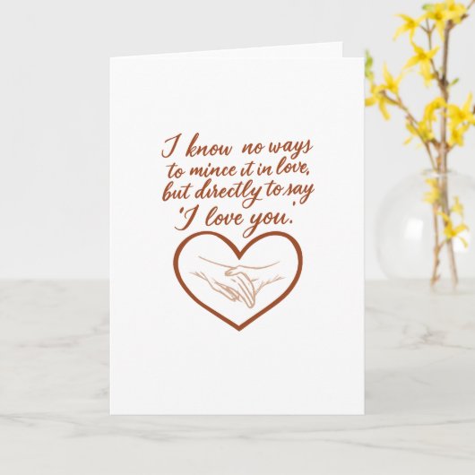 Direct love kaart (Gele Bloem)