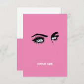 Direct Roze Bedrijfs QR-code Promo (Voorkant / Achterkant)