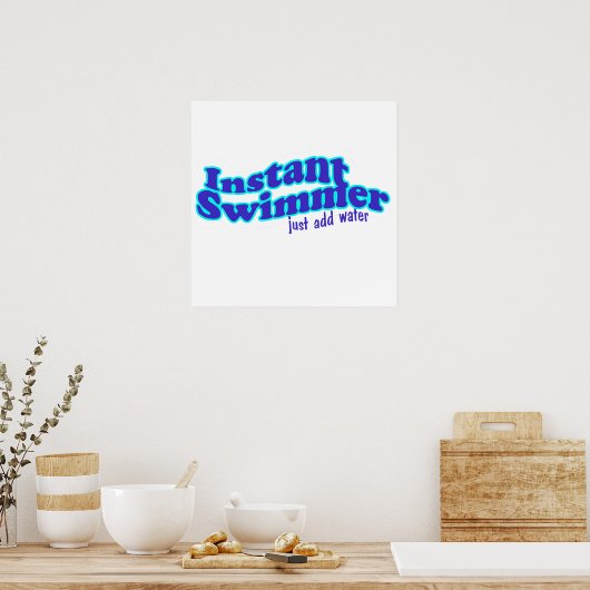 Direct Swimmer-Poster Poster (Keuken)