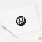 Direct Vist Detection Metal Detector Ronde Sticker (Envelop)
