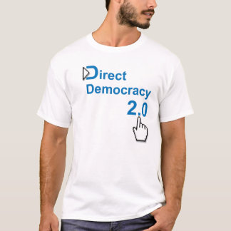 Directe democratie 2.0 t-shirt