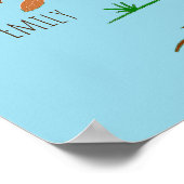 Directe familiefotostructuur poster (Hoek)