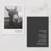 Directe foto - Friendly Donkey Visitekaartje (Voorkant / Achterkant)