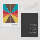 Directe foto - Kleursegmenten 05 Visitekaartje (Voorkant / Achterkant)