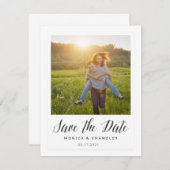 Directe Foto Stijl Bewaar de Datum Save The Date (Voorkant / Achterkant)