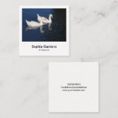 Directe fotostijl - Emden Gese Vierkante Visitekaartje (Voorkant / Achterkant)