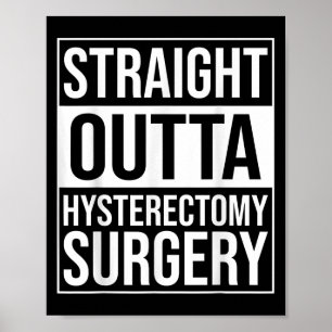 Directe hysterectomie verwijdering baarmoeder poster