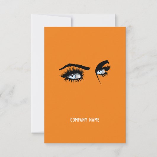 Directe Oranje Corporate QR Code Promo (Voorkant)