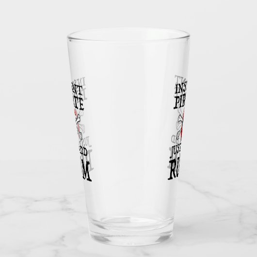 Directe piraat - voeg enkel Rum toe Glas (Rechts)